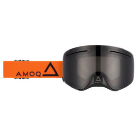 Skoterglasögon AMOQ Vision Vent+ Magnetic Goggles Red-Black - Smoke