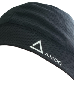 AMOQ Hjälmmössa Sweat Beanie Svart