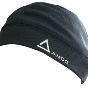 AMOQ Hjälmmössa Sweat Beanie Svart